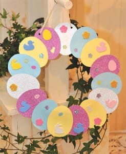 Colourful Easter Wreath