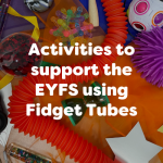 blog feature image of fidget tube and sensory resources